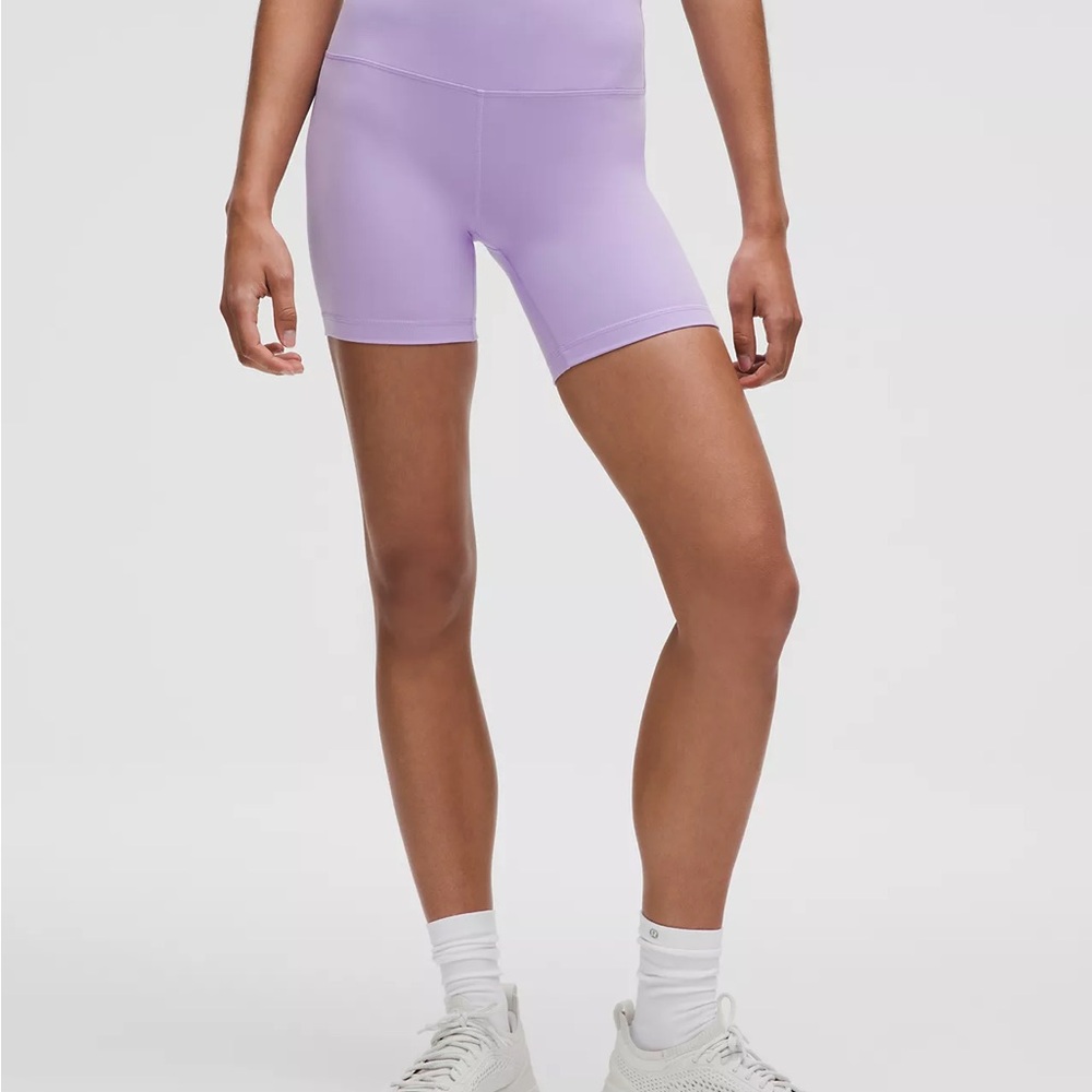 lululemon athletica Wunder Train 6” High Rise Shorts Lavender